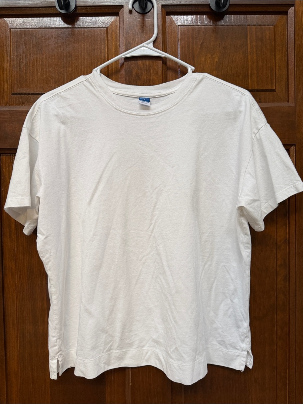 Old Navy White Short Sleeve Crew Neck T-Shirt